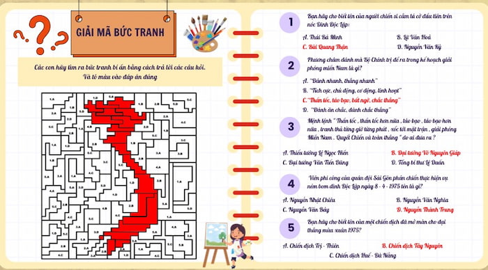 PowerPoint Trò chơi Giải mã bức tranh