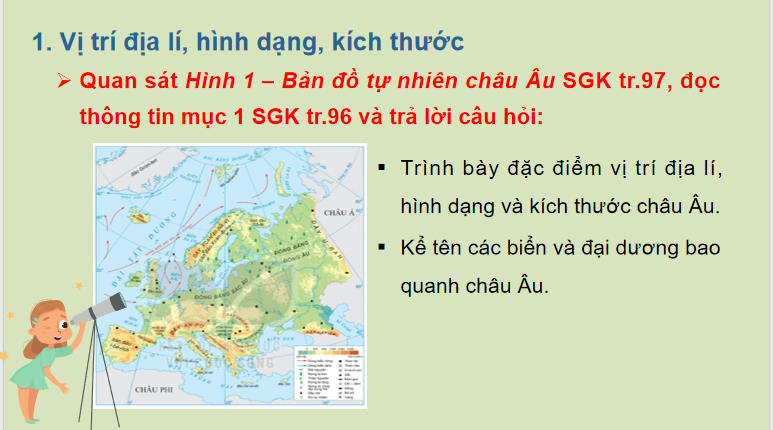 Giáo án PowerPoint Địa lí 7 Kết nối tri thức Bài 1