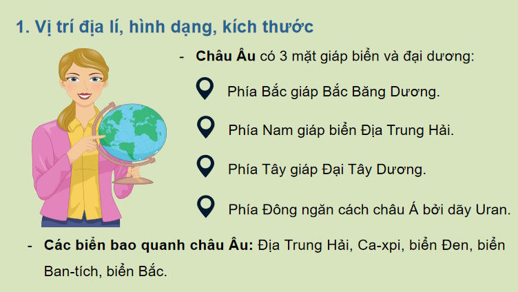 Giáo án PowerPoint Địa lí 7 Kết nối tri thức Bài 1