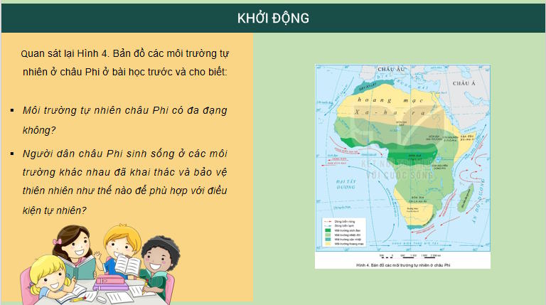 Phương thức con người khai thác sử dụng và bảo vệ thiên nhiên ở châu Phi