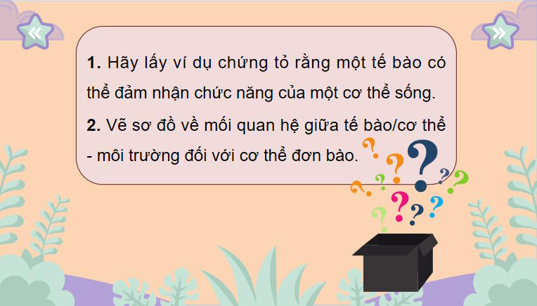 Chứng minh cơ thể sinh vật là một thể thống nhất