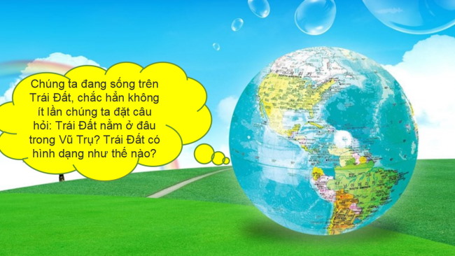 PowerPoint Địa lí 6 Bài 6: Trái Đất trong hệ Mặt Trời