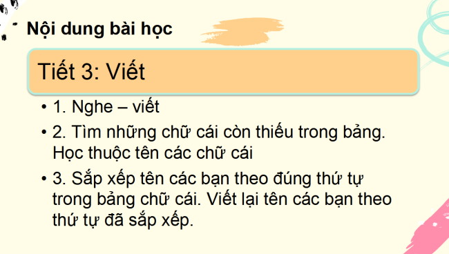 PowerPoint Tiếng Việt 2 Bài 6: Viết Một giờ học