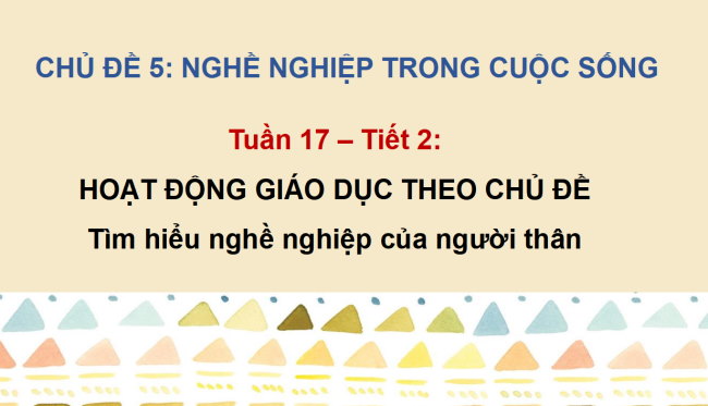 PowerPoint Hoạt động trải nghiệm 2 Tuần 17