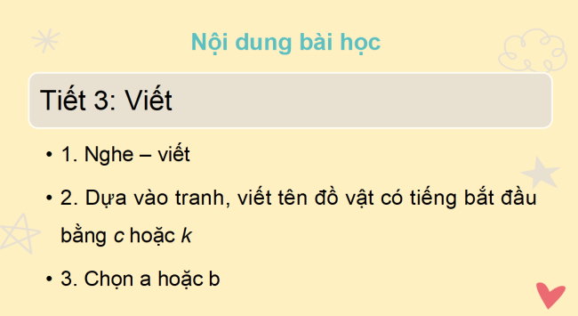 PowerPoint Tiếng Việt 2 Bài 10: Viết Thời khoá biểu