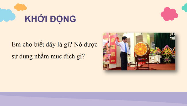 PowerPoint Tiếng Việt 2 Bài 11: Cái trống trường em