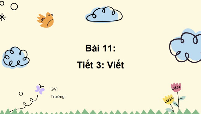 PowerPoint Tiếng Việt 2 Bài 11: Chữ hoa Đ