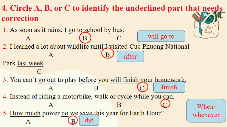 Giáo án PowerPoint Tiếng Anh 8 Unit 7: Looking Back