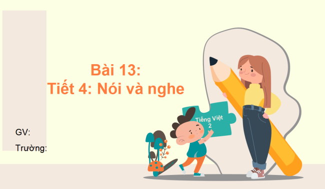 PowerPoint Tiếng Việt 2 Bài 13: Kể chuyện Bữa ăn trưa