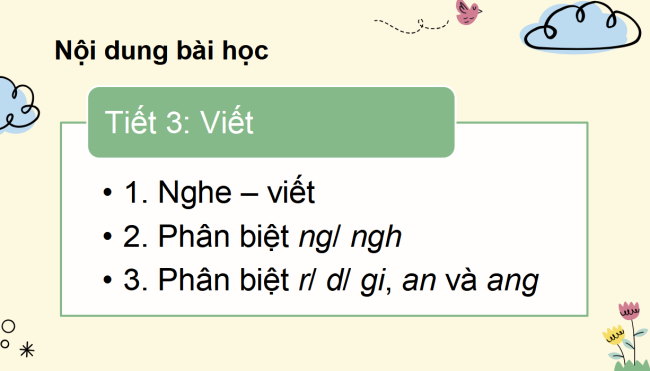 PowerPoint Tiếng Việt 2 Bài 14: Viết Em học vẽ