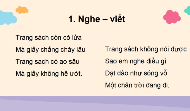 PowerPoint Tiếng Việt 2 Bài 16: Viết Khi trang sách mở ra