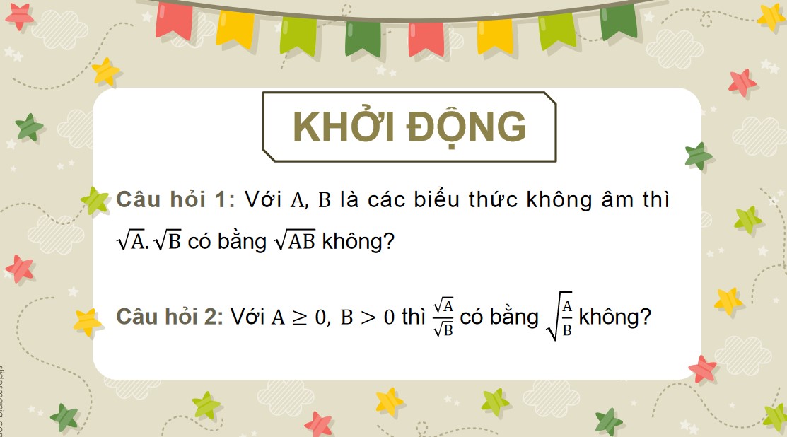 Giáo án điện tử Bài 8 Toán 9 Kết nối tri thức