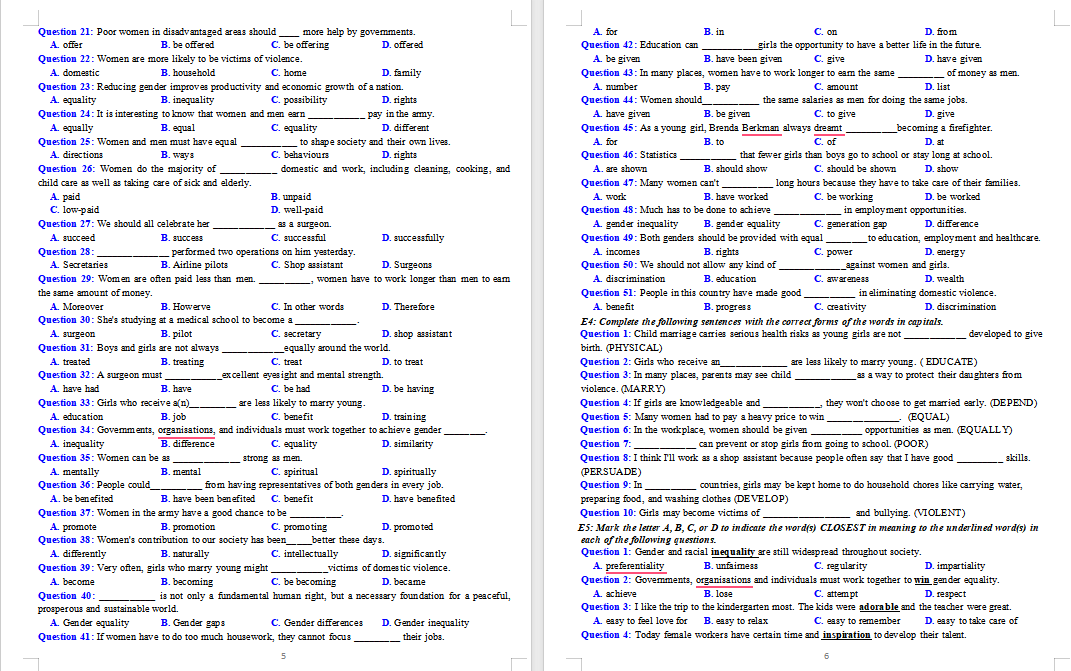 Bài tập bổ trợ Tiếng Anh 10 Global Success