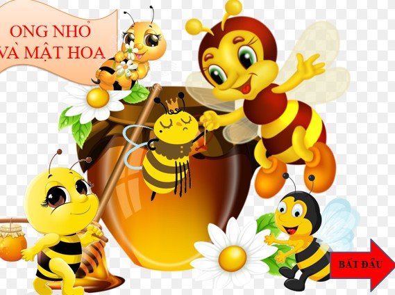 Trò chơi powerpoint Ong nhỏ và mật hoa