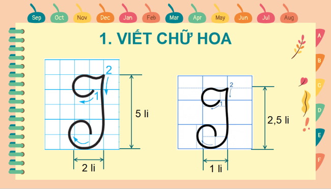 PowerPoint Tiếng Việt 2 Bài 19: Chữ hoa I, K