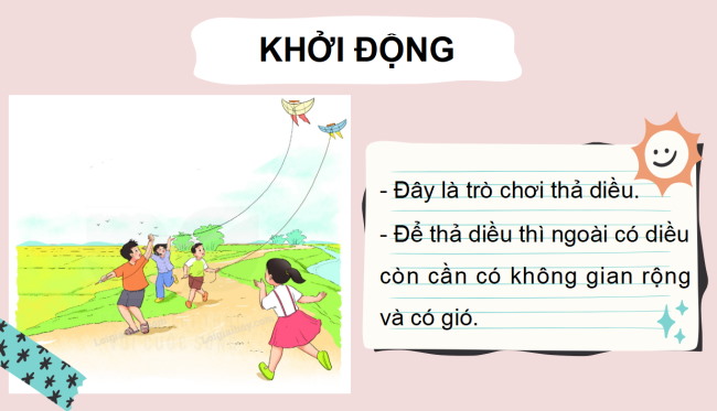 PowerPoint Tiếng Việt 2 Bài 21: Thả diều