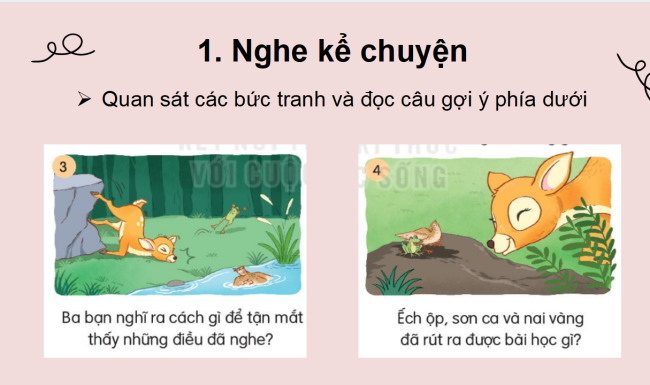 PowerPoint Tiếng Việt 2 Bài 21: Kể chuyện Chúng mình là bạn