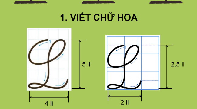 PowerPoint Tiếng Việt 2 Bài 21: Chữ hoa L