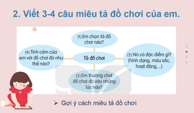 PowerPoint Tiếng Việt 2 Bài 24: Viết đoạn văn tả đồ chơi. Đọc mở rộng