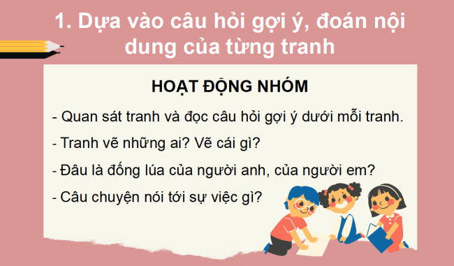PowerPoint Tiếng Việt 2 Bài 25: Kể chuyện Hai anh em