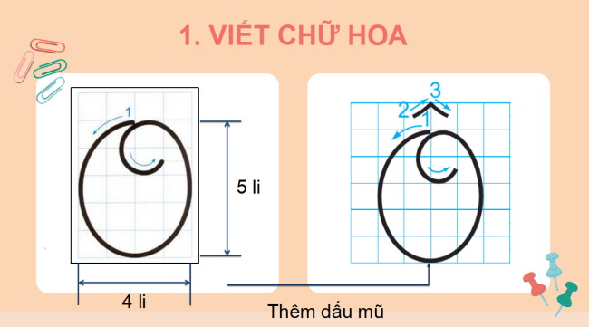 PowerPoint Tiếng Việt 2 Bài 29: Chữ hoa Ô, Ơ