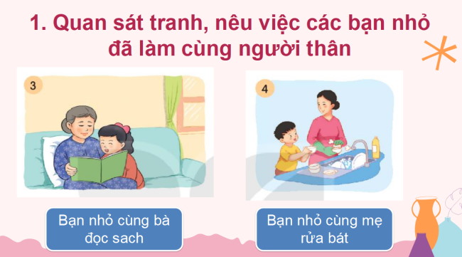 PowerPoint Tiếng Việt 2 Bài 30: Viết đoạn văn kể về việc đã làm cùng người thân. Đọc mở rộng