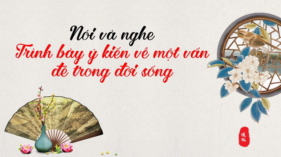 PowerPoint Bài Trình bày ý kiến về một vấn đề trong đời sống Văn 7 Cánh Diều