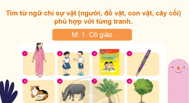 PowerPoint Bài 3: Từ chỉ sự vật. Câu kiểu Ai là gì