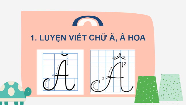 PowerPoint Bài 3: Viết chữ hoa Ă, Â