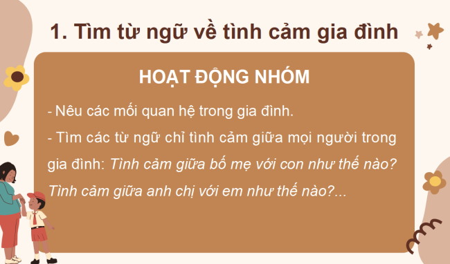 PowerPoint Tiếng Việt 2 Bài 32: Mở rộng vốn từ về tình cảm gia đình. Dấu phẩy
