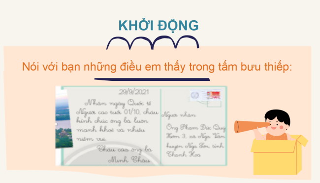 PowerPoint Tiếng Việt 2 Bài 2: Đọc Bưu thiếp