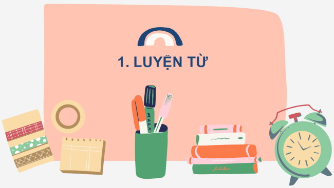 PowerPoint Tiếng Việt 2 Bài 3: Từ chỉ sự vật. Dấu chấm