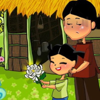 PowerPoint Tiếng Việt 2 Bài 4: Nghe - kể Sự tích hoa cúc trắng