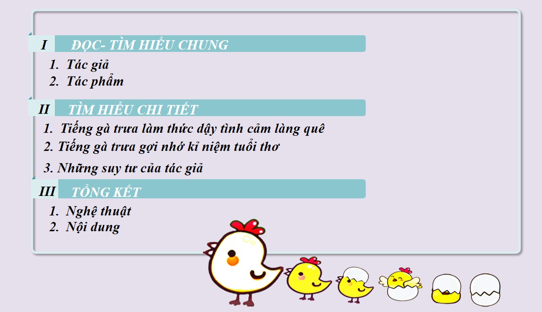 PowerPoint Bài Tiếng gà trưa Văn 7 Cánh Diều