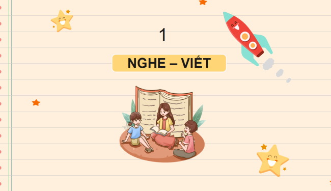 PowerPoint Tiếng Việt 2 Bài 4: Nghe - viết Chị tẩy và em bút chì