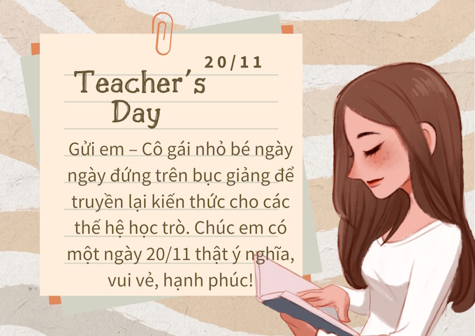 Lời chúc 20-11 cho người yêu ngắn gọn