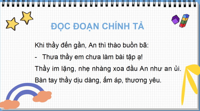 PowerPoint Tiếng Việt 2 Bài 2: Nghe - viết Bàn tay dịu dàng