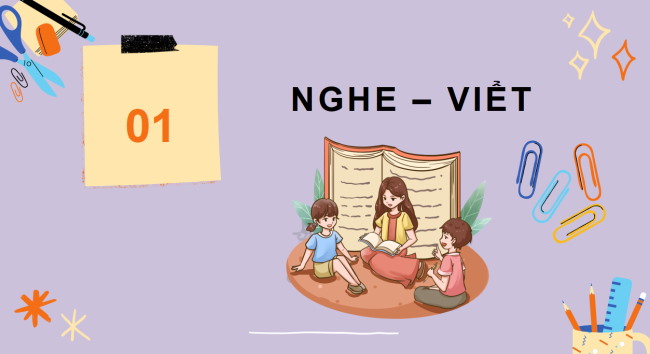 PowerPoint Tiếng Việt 2 Bài 4: Nghe - viết Ngôi trường mới