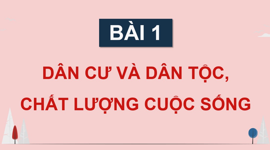 PowerPoint Bài Dân cư và dân tộc, chất lượng cuộc sống Địa lí 9 CTST