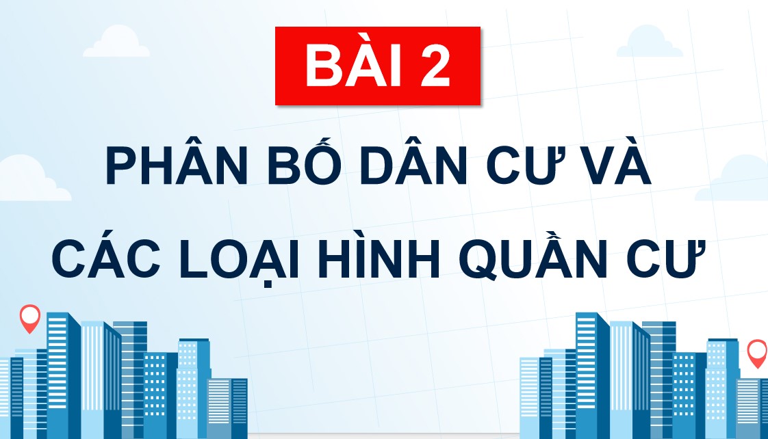 PowerPoint Phân bố dân cư và các loại hình quần cư Địa lí 9 CTST