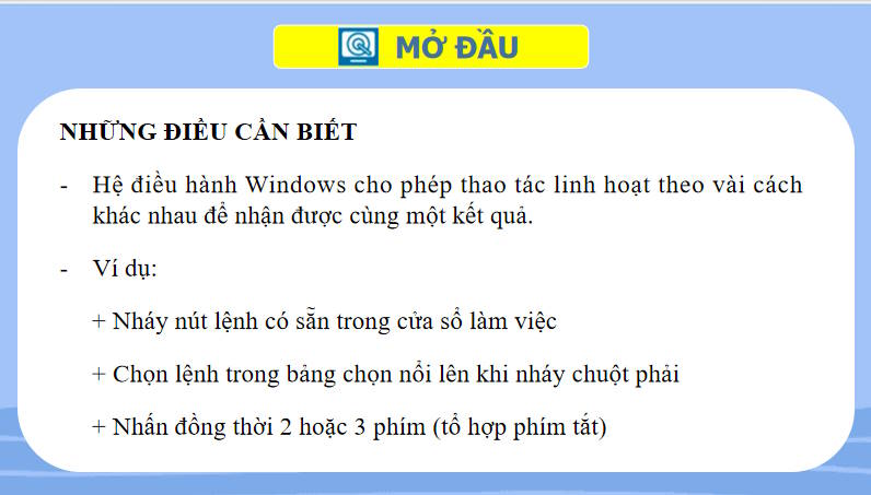 Giáo án PowerPoint Tin học 7 Bài 6
