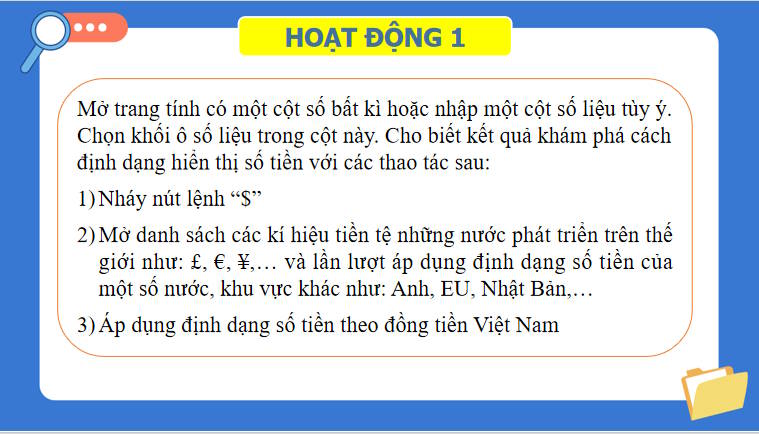 Giáo án PowerPoint Tin học 7 Bài 5