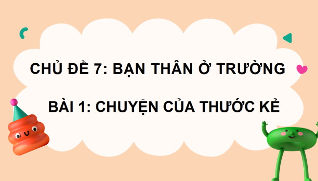 PowerPoint Tiếng Việt 2 Bài 1: Đọc Chuyện của thước kẻ