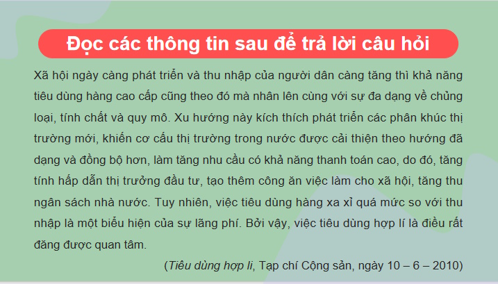 Giáo án Giáo dục Kinh tế và Pháp luật 11 Bài 8