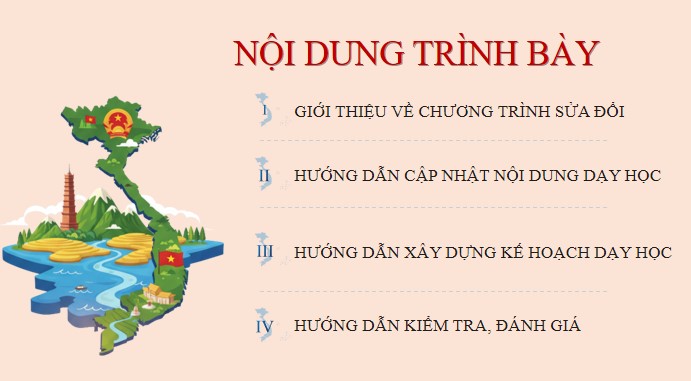 Powerpoint tập huấn sửa đổi chương trình GDPT môn Lịch sử Địa lí Tiểu học theo TT17