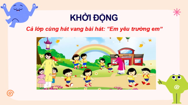 PowerPoint Tiếng Việt 2 Bài 10: Bài hát tới trường