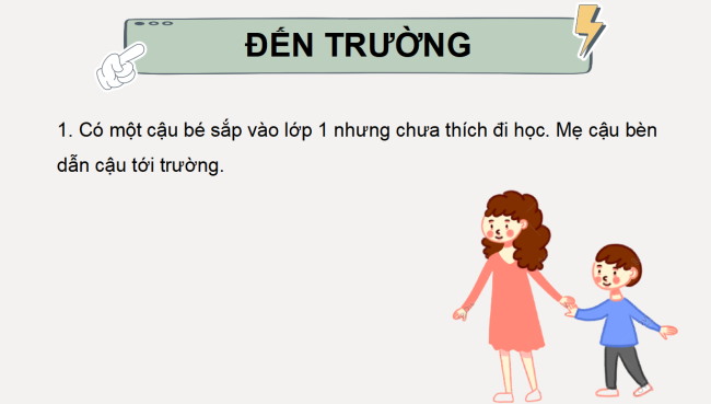 PowerPoint Tiếng Việt 2 Bài 10: Đến trường