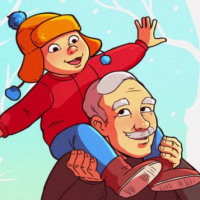 PowerPoint Tiếng Việt 2 Bài 12: Nghe - viết Ông và cháu, Chữ hoa K