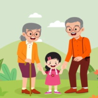 PowerPoint Tiếng Việt 2 Bài 12: Viết về ông bà