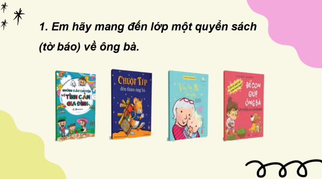 PowerPoint Tiếng Việt 2 Bài 12: Đọc sách báo viết về ông bà